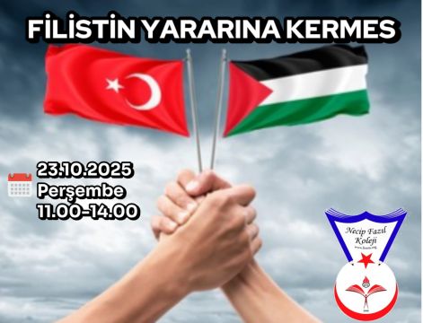 FİLİSTİN'E YARDIM KERMESİ