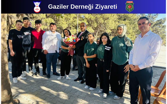 Öğrencilerimiz Gaziler Derneğini Ziyaret Etti