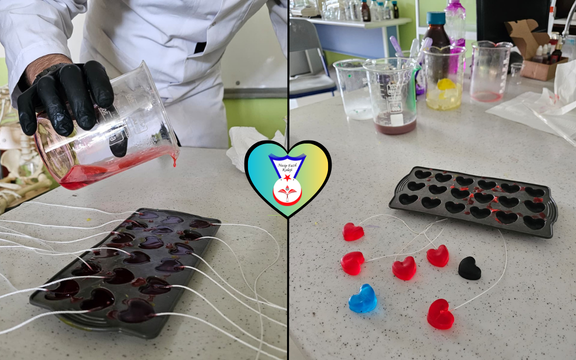 Öğrencilerin Ellerinden Mis Kokulu Sabun Yapımı