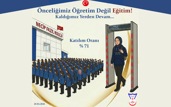 Eğitime Kaldığımız Yerden devam...